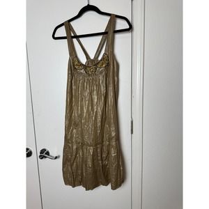 Vera‎ Wang lavender label, vintage silk dress ￼